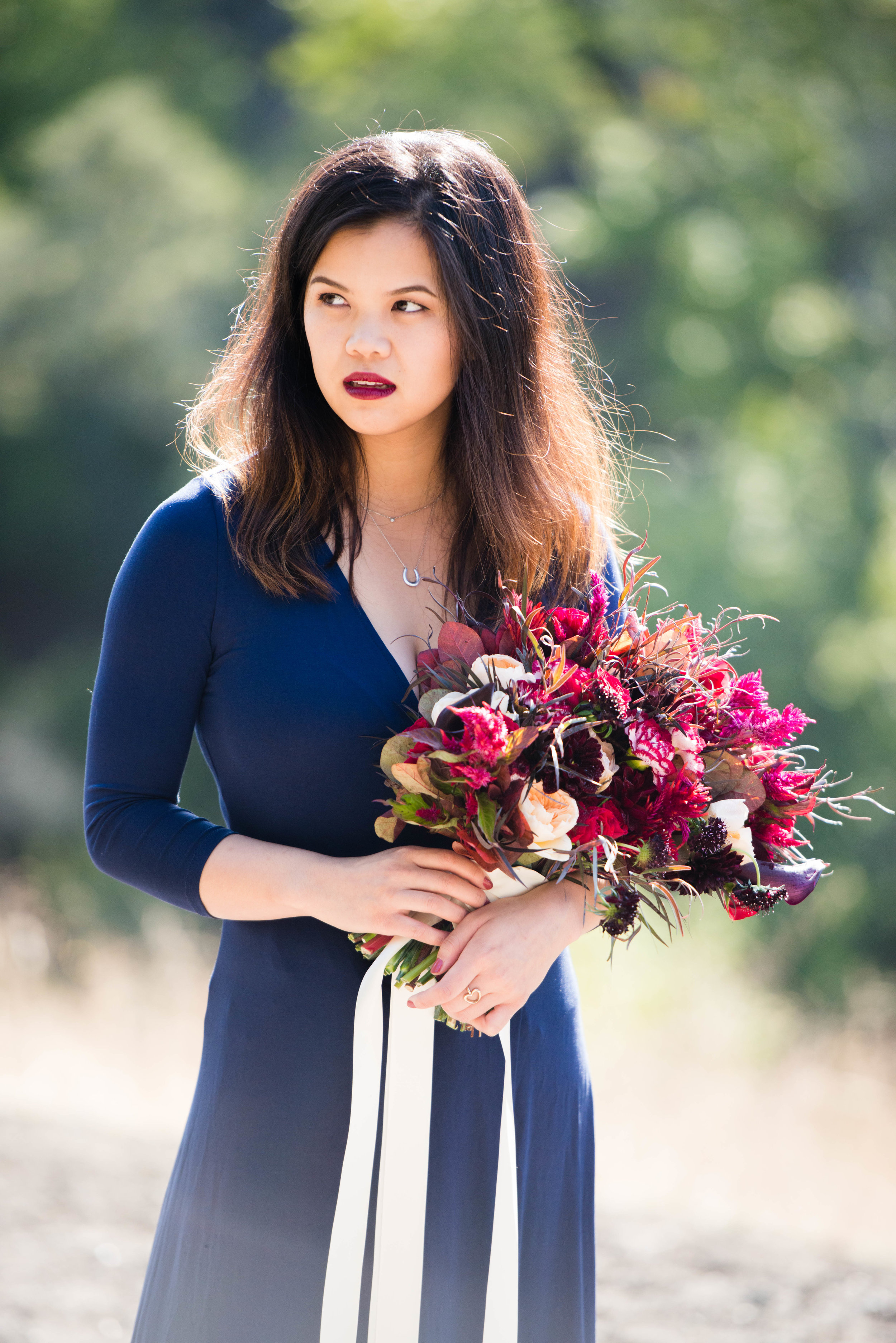 My sister is mean-mugging me! But also, #slay, amiright?!