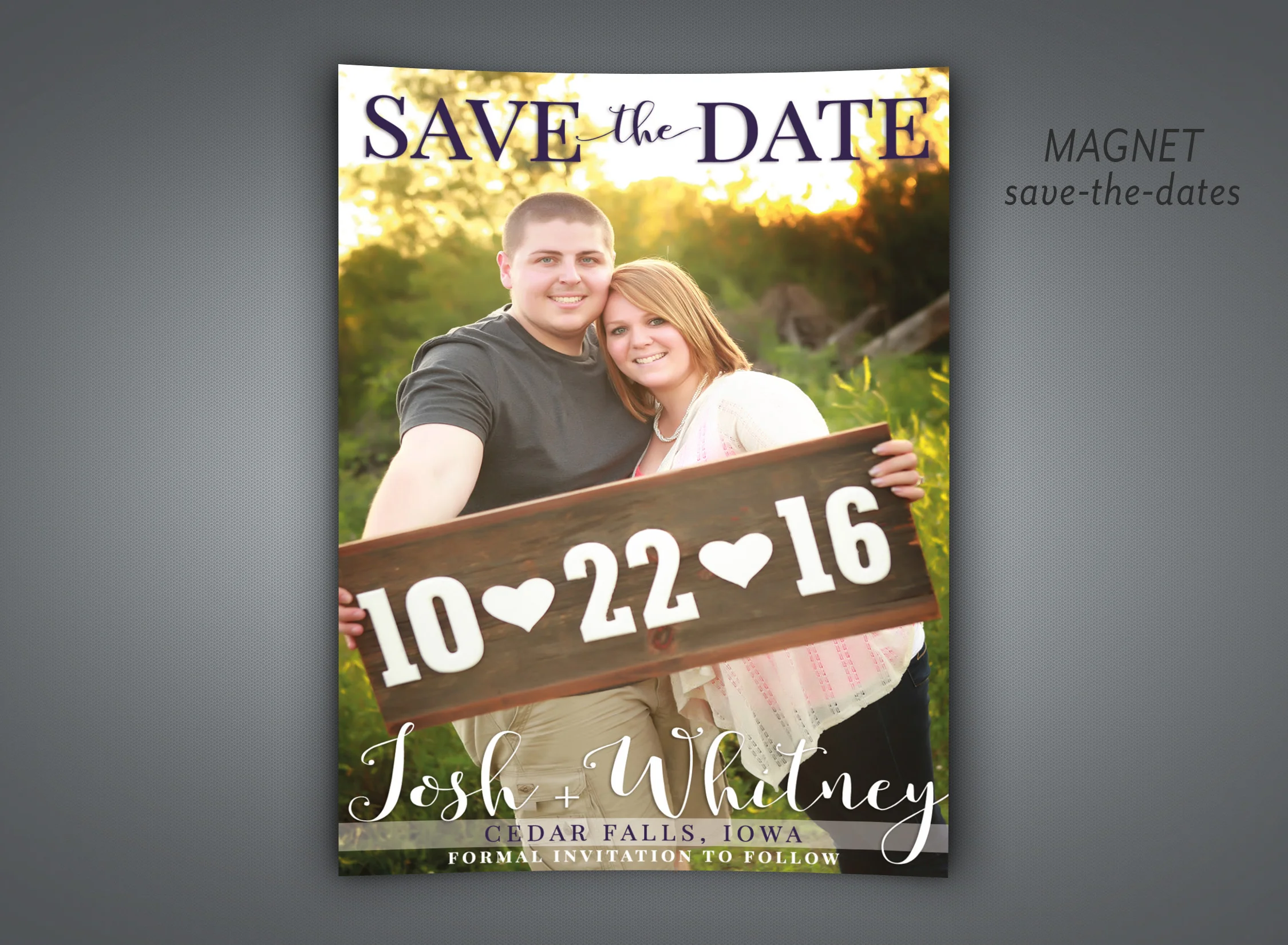 Magnet save-the-dates