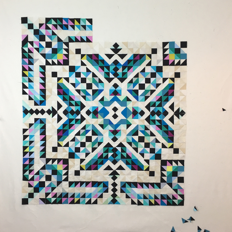 Fort Snozzberry Quilt Block Animation