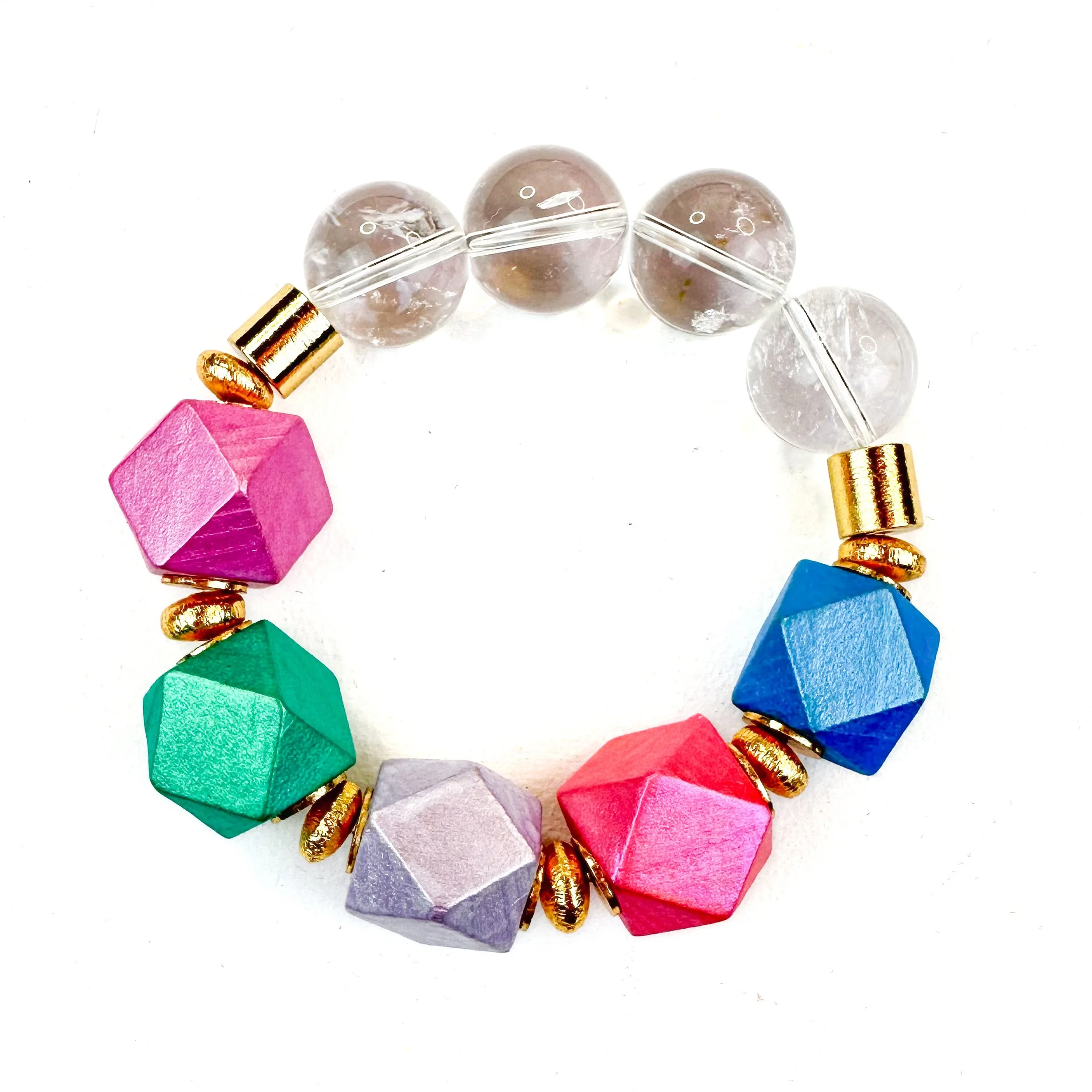 Rainbow Bead Bracelet