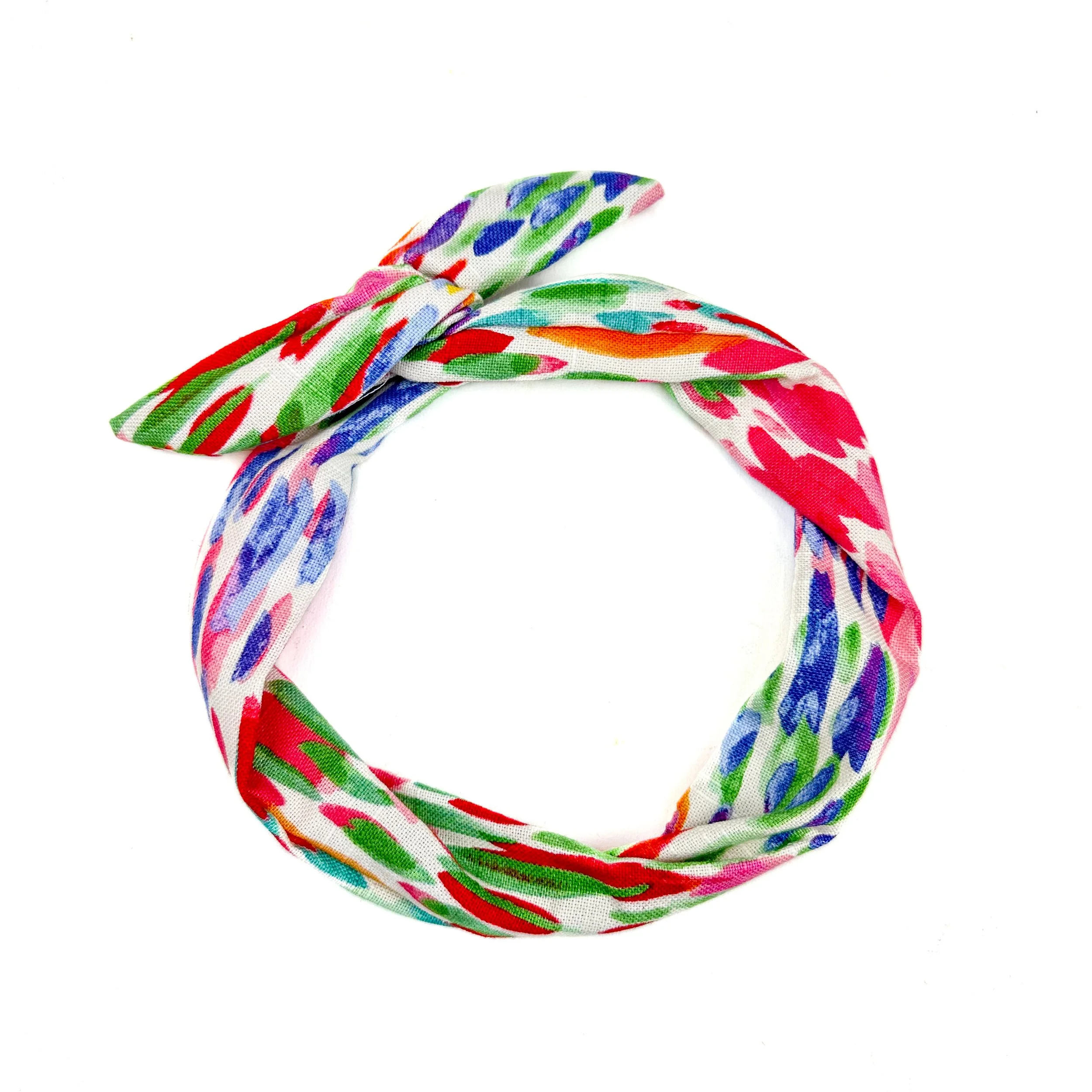 No Headache Headband in Rainbow Watercolor