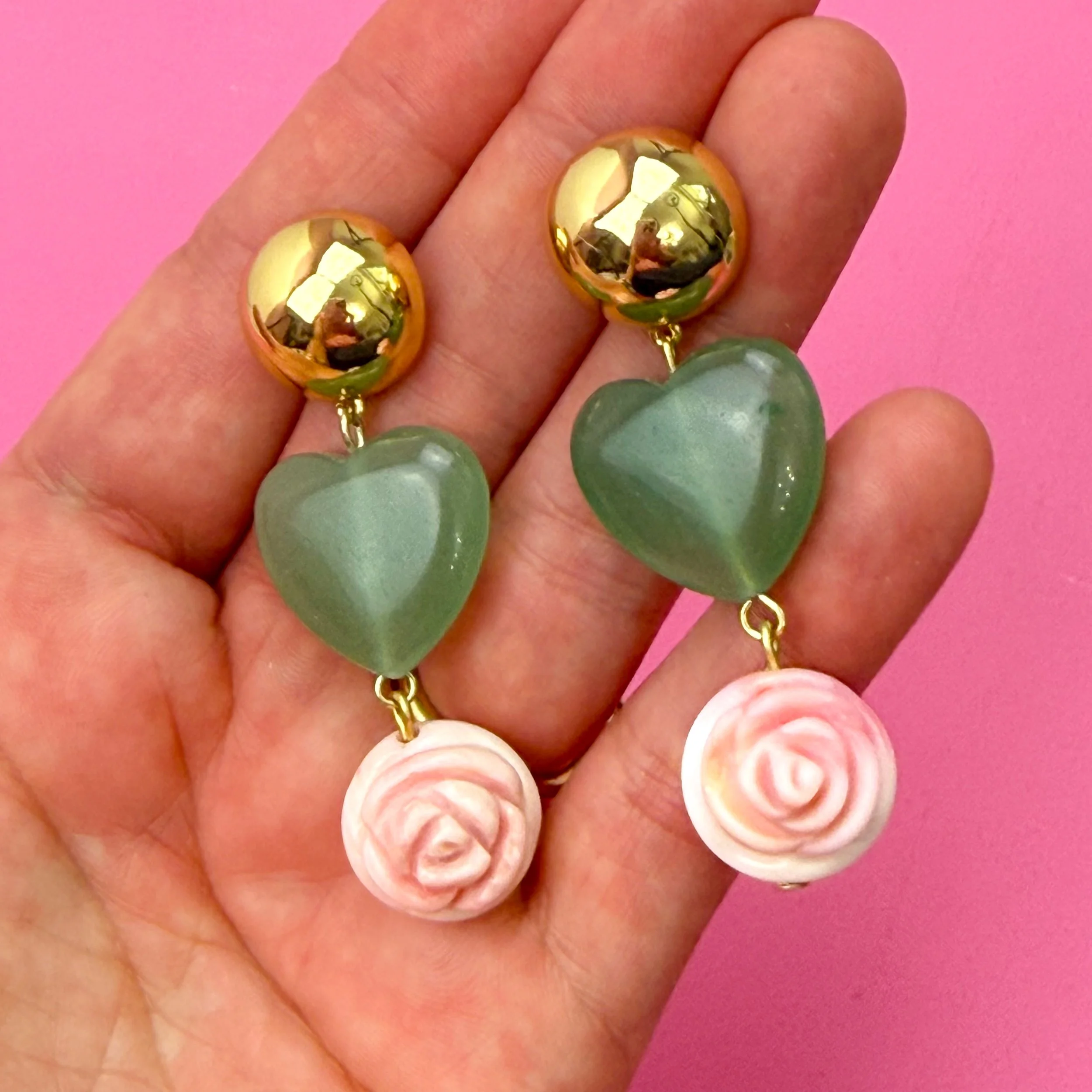 Blooming Heart Earrings