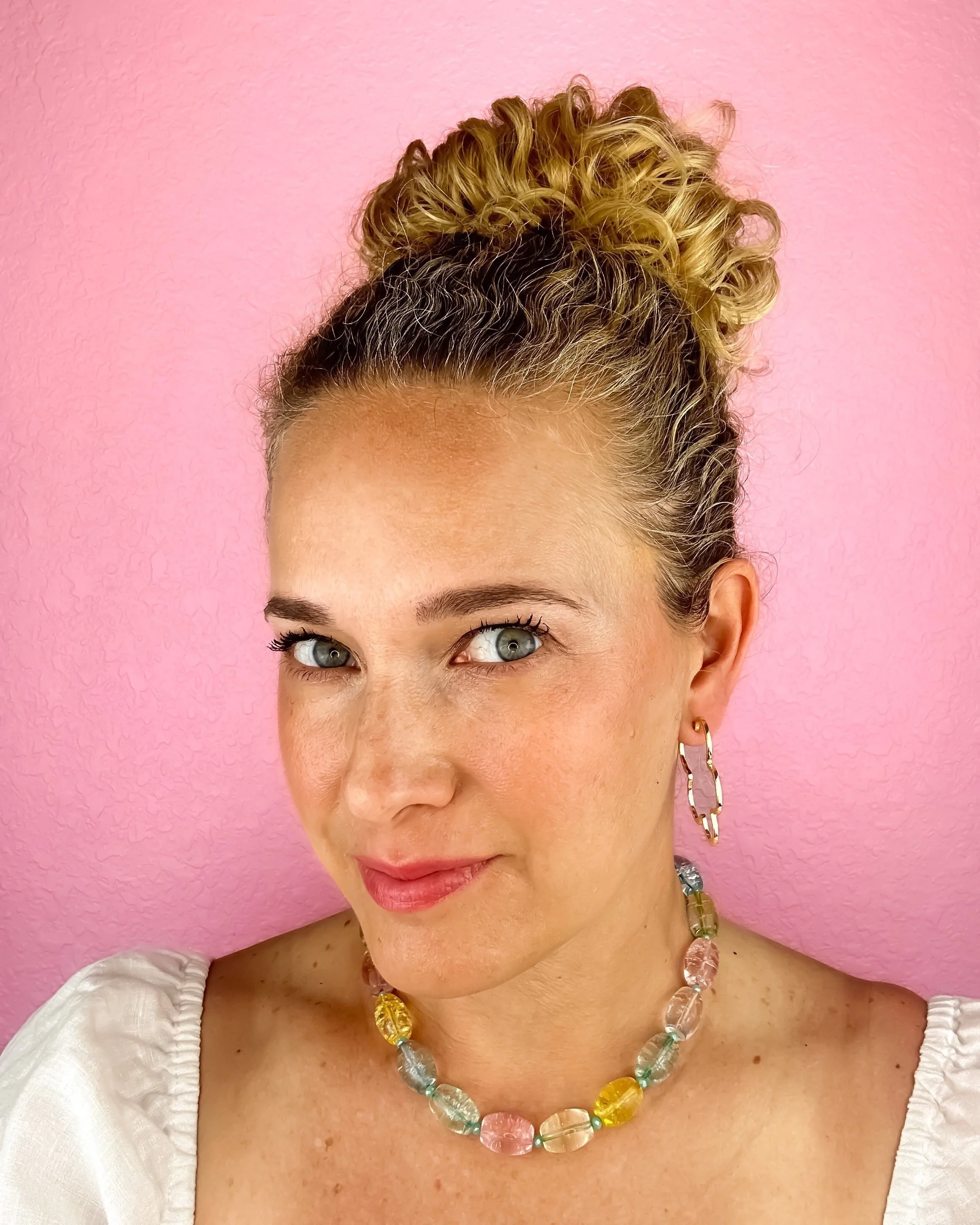 Transparent Rainbow Necklace