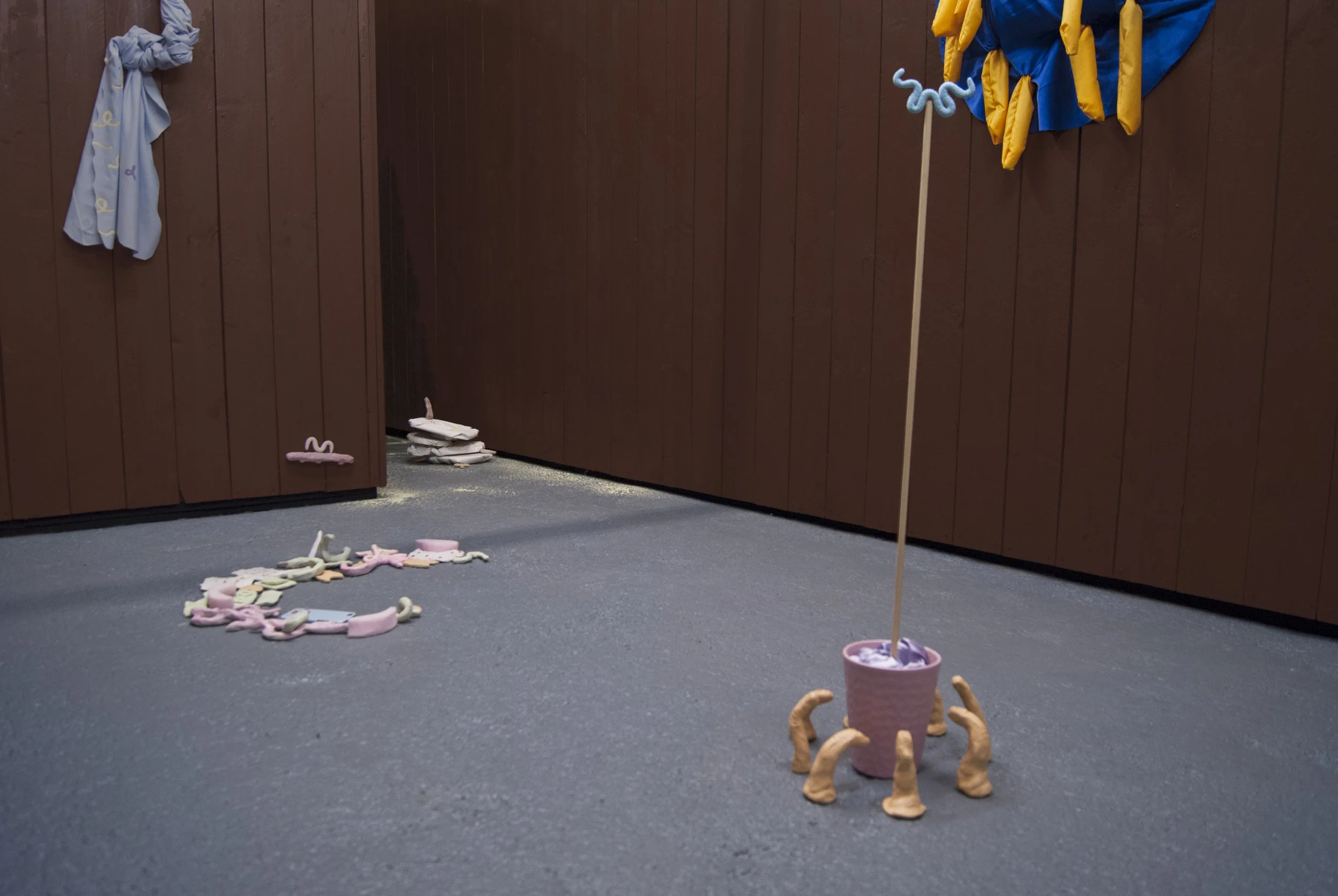 Install shot from Still Scrolling, Trophy Room, Liverpool