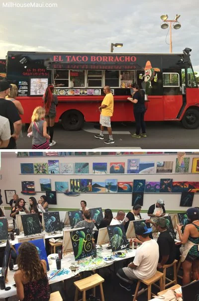 Island art Party and food trucks