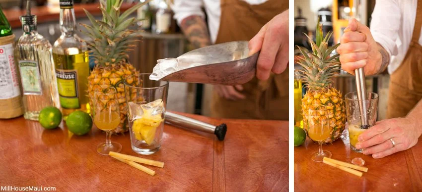 muddle pineapple