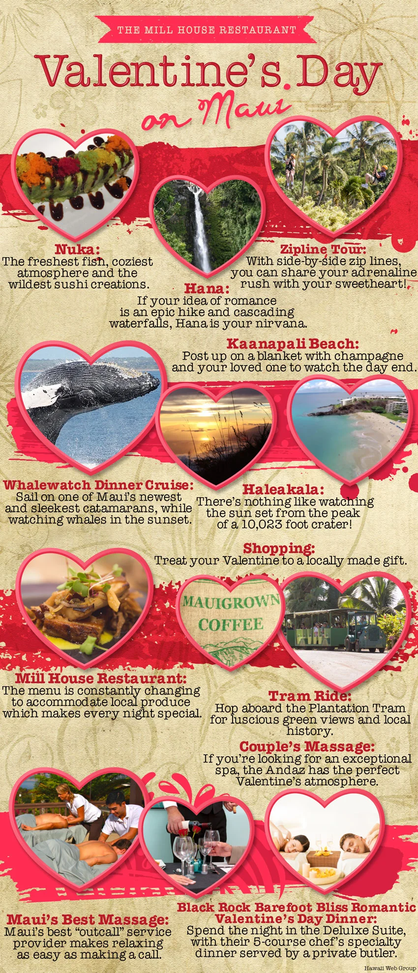 best ways to spend valentines day on maui infographic