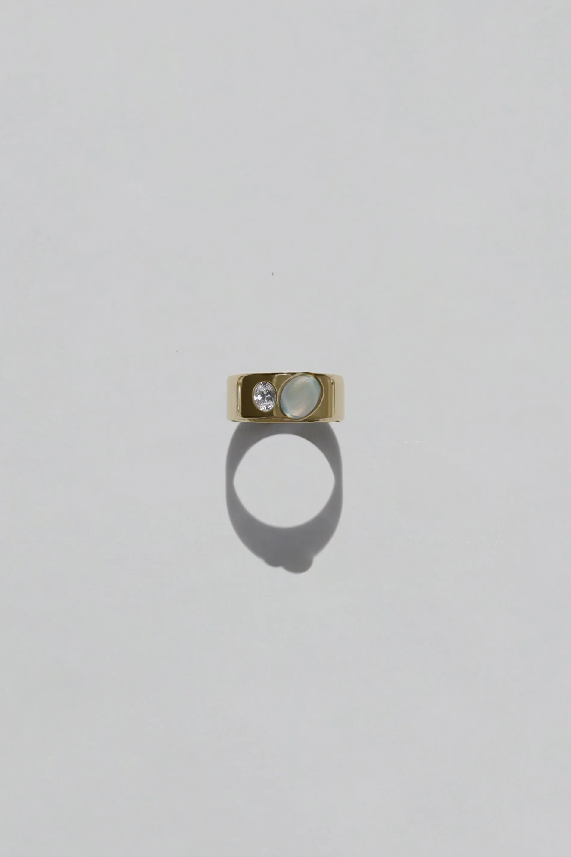 Toi et Moi Ring - Moonstone