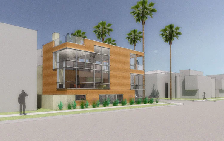 Goldenrod Rendering Orange County - Corona del Mar Newport Beach custom home residential contemporary modern design