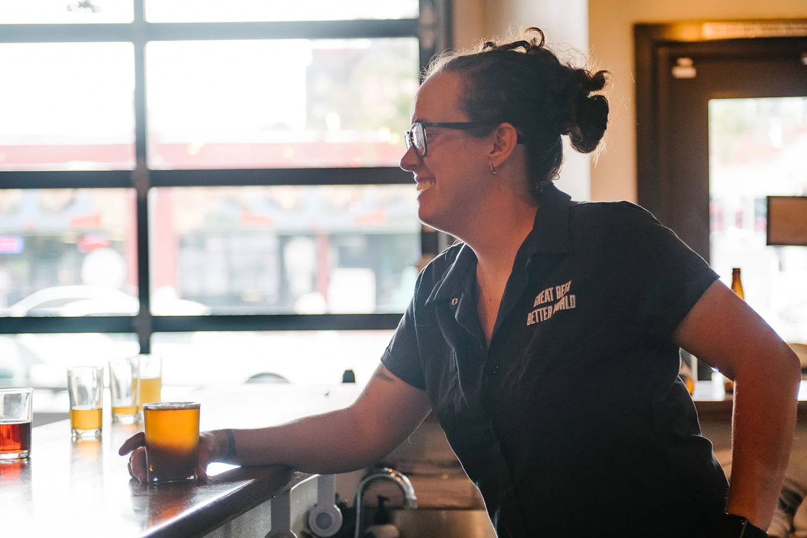 Inside the Lady Justice Brewing taproom