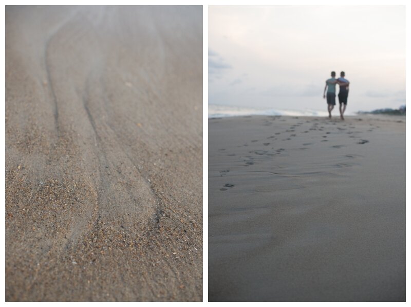 Can I just say how much I love these footprints and their arms wrapped around each other?