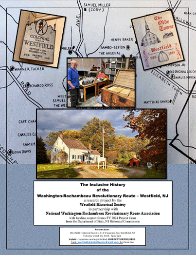 The Inclusive History of the Washington-Rochambeau Revolutionary Route in Westfield, NJ