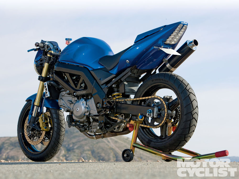 Ari Hennings now famous SV650N.