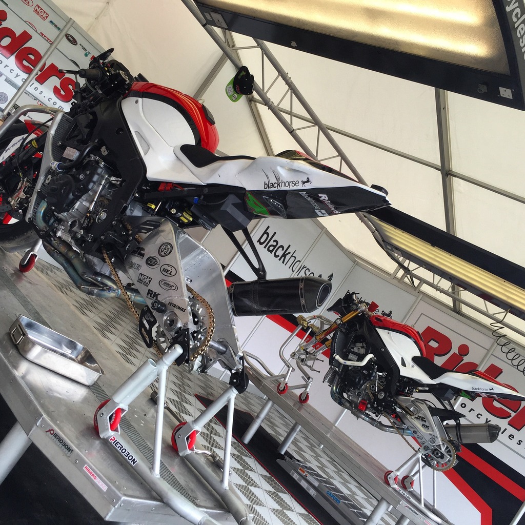 Martin Jessop's Superbike and Superstock machine. Can you spot some of the differences? 