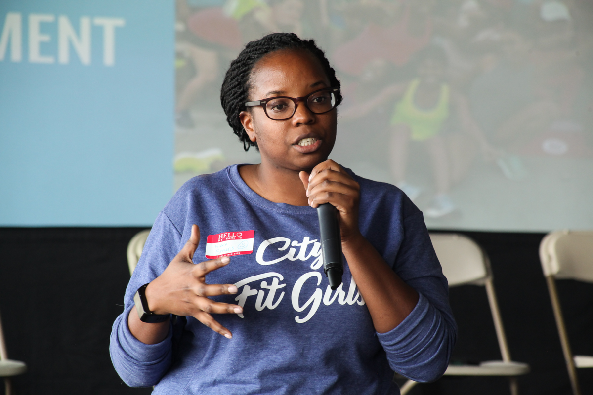 Kiera Smalls, Co-founder of City Fit Girls. Photo by Briana Sposato/In Between Rivers