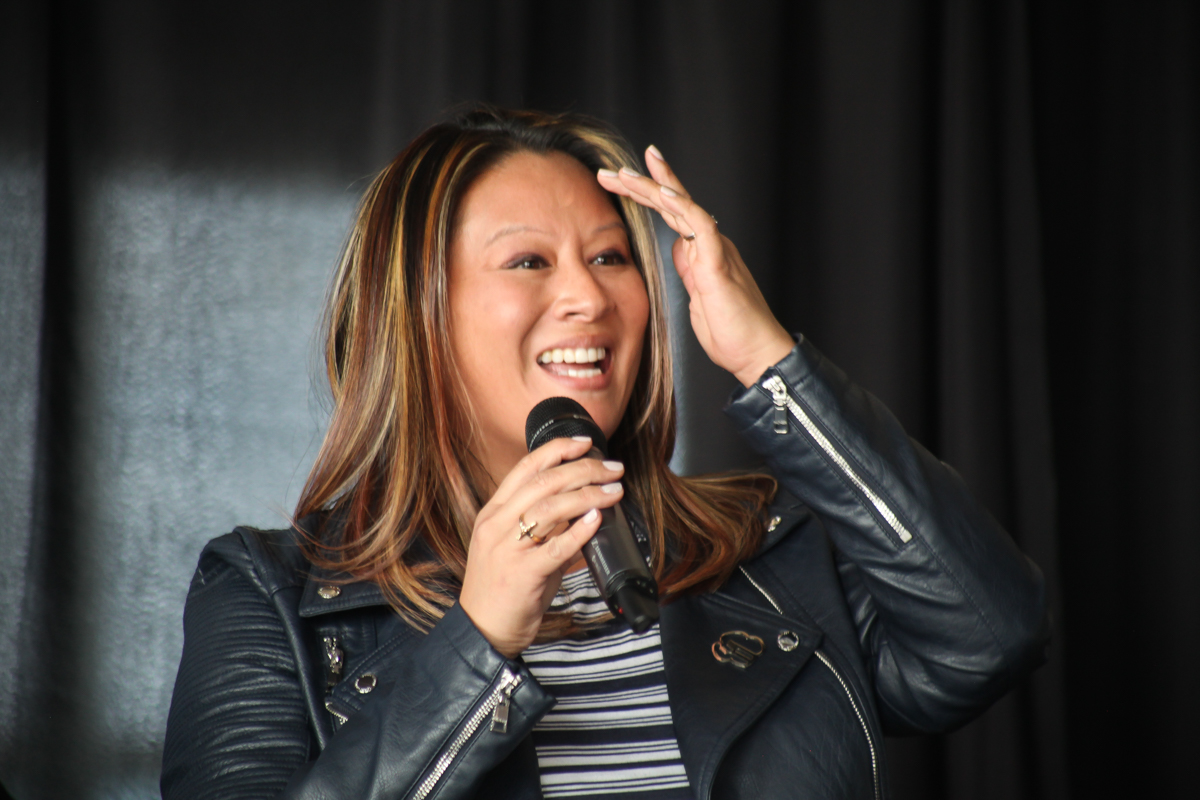  The Power of Global Citizenship: Shira Walinsky, Mural Artist. Amber Hikes, Executive Director, Office of LGBT Affairs.&nbsp;Jessica Craft, Founding Director of Rock To The Future.&nbsp;Stephanie Lim Capello, Chief Revenue Officer of the Girl Scouts