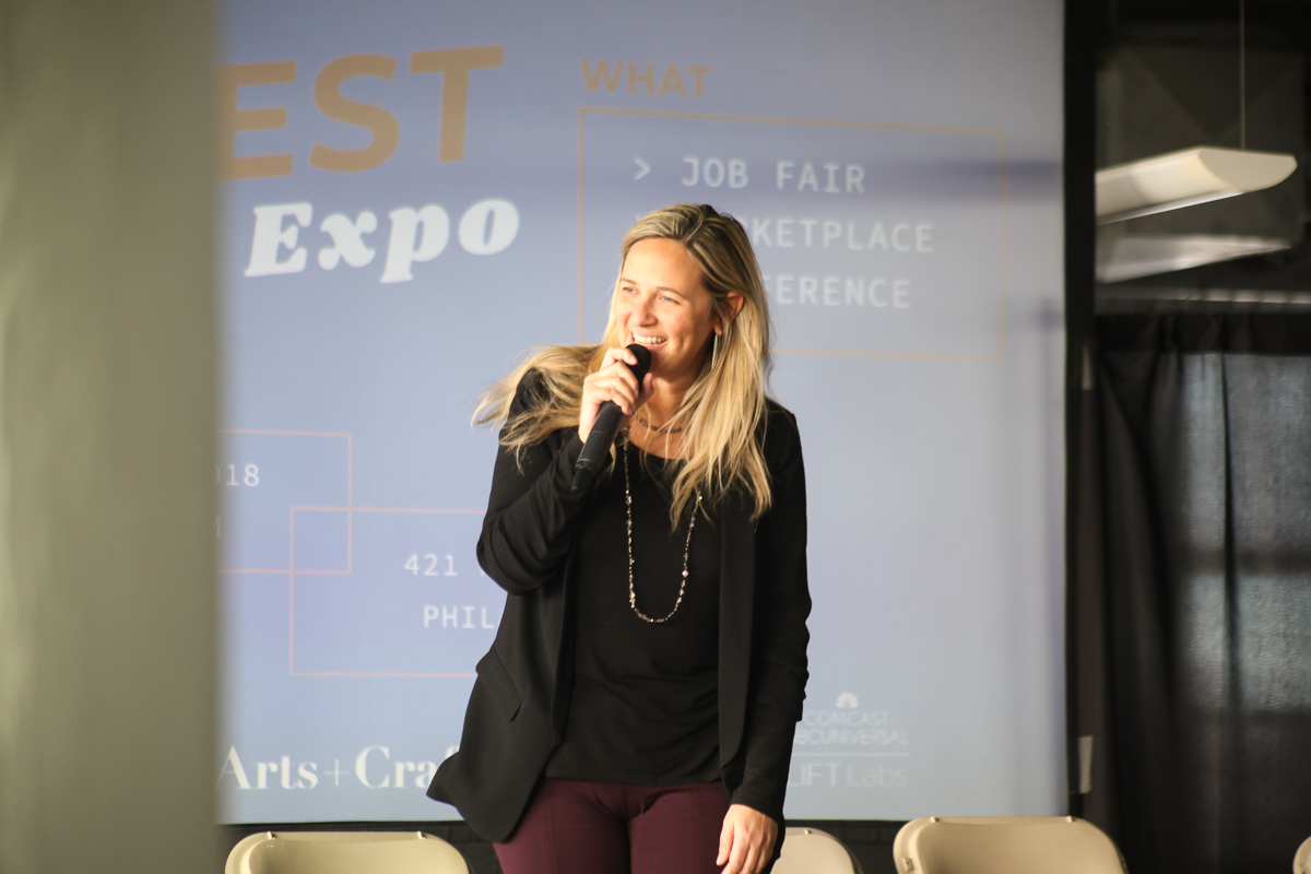 Danielle Cohn, Executive Director, Entrepreneurial Engagement, Comcast NBCUniversal. Photo by Briana Sposato/In Between Rivers