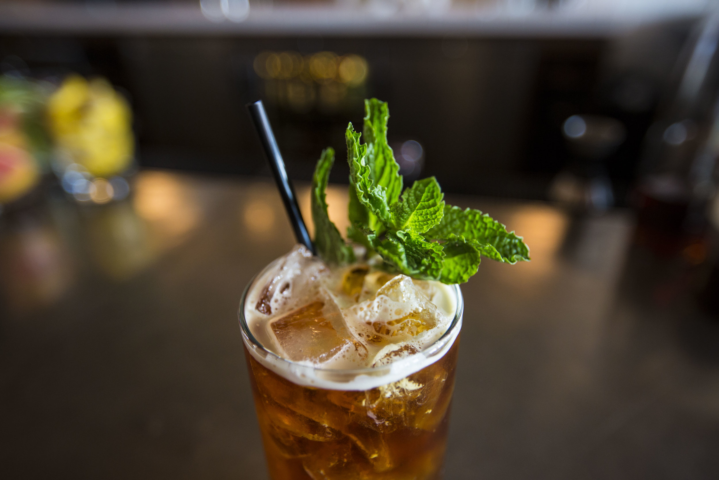  Cadence Cold Brew, a brunch cocktail made with house spiced rum, lavender syrup, lemonade and Cadence cold brew coffee on March 26, 2016 in Madison, WI.&nbsp; 