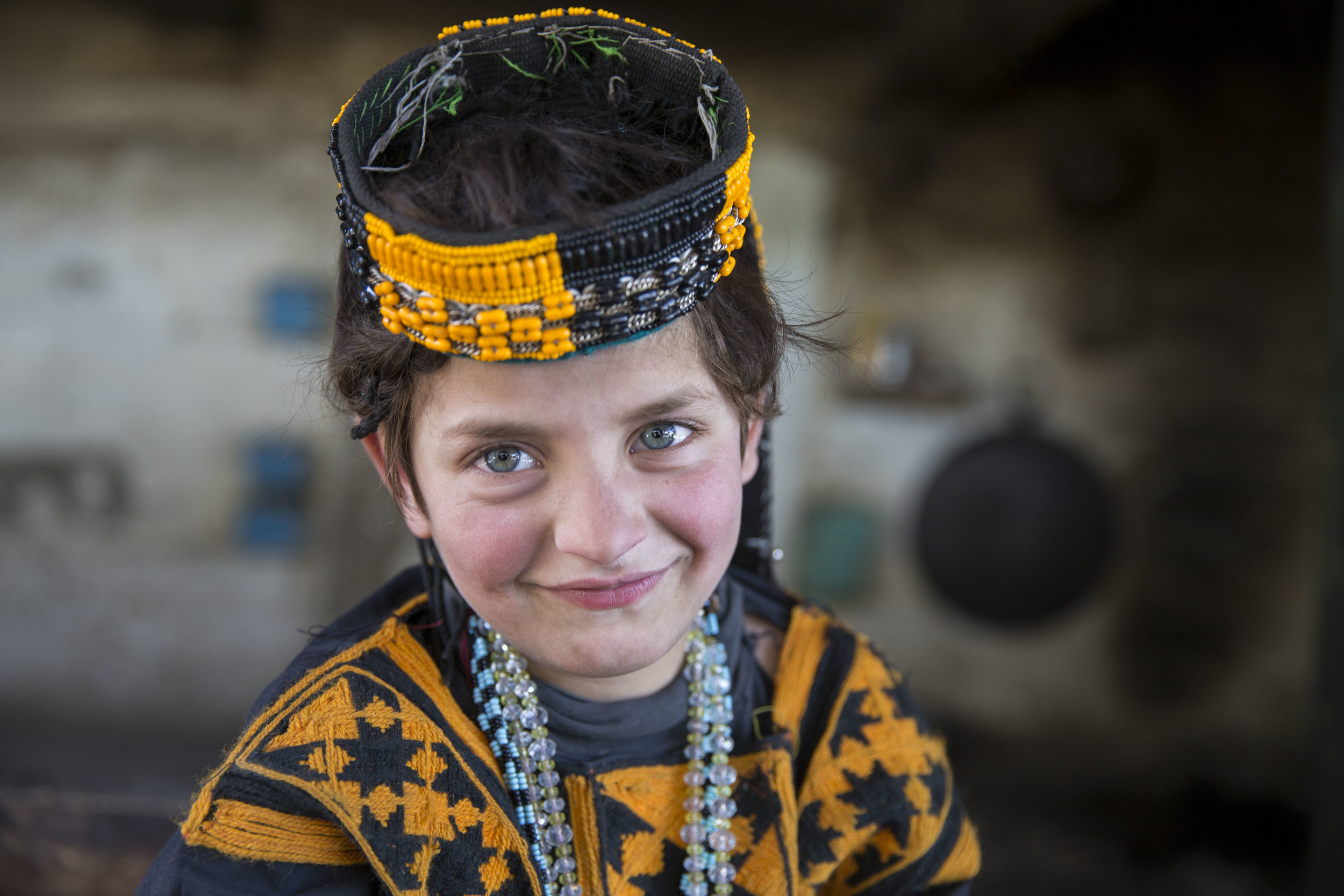  A young Kalasha girl in Chitral.  