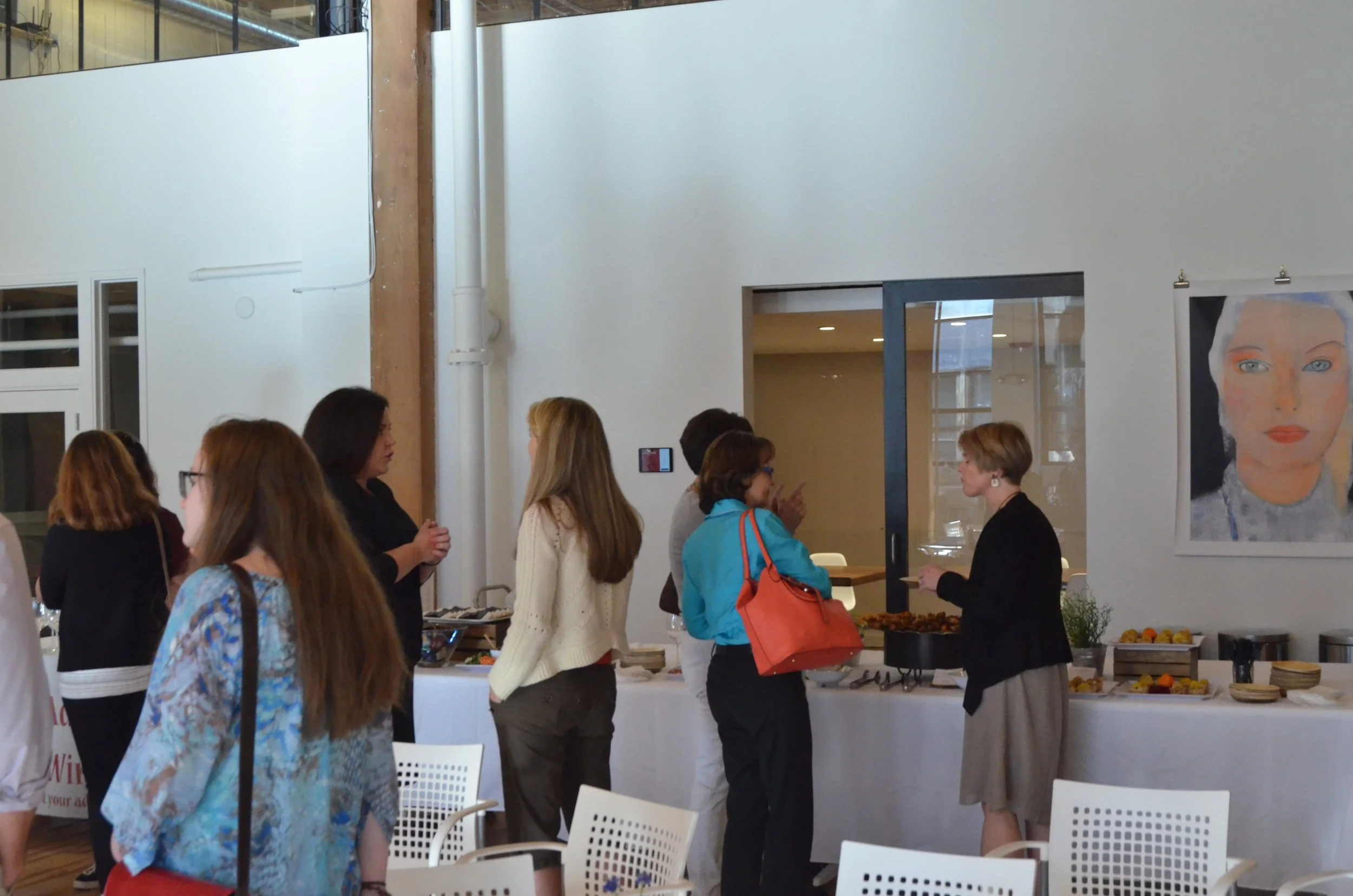 networking at The Leadership of You event