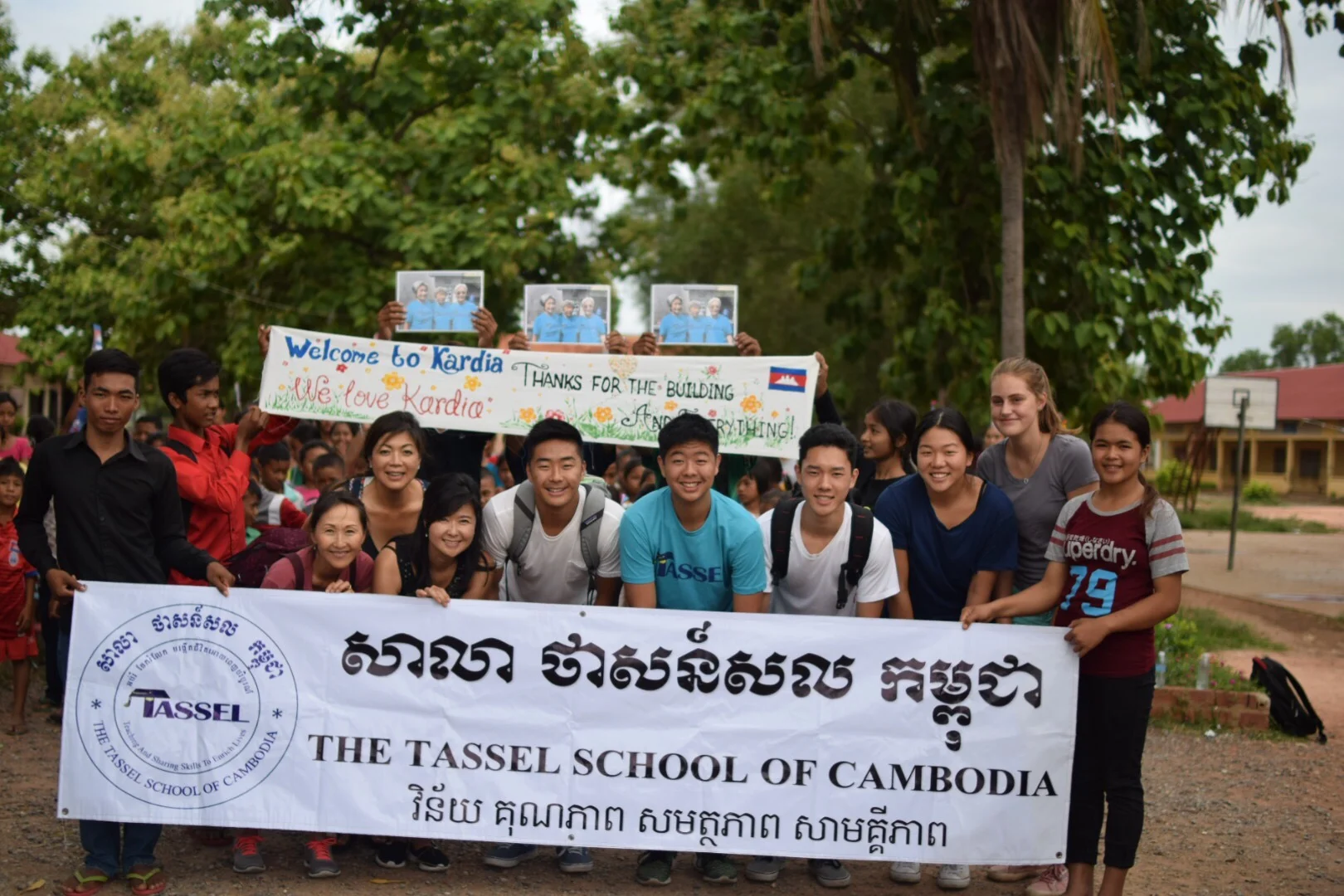 The Kardia TASSEL Chapter on their 2016 trip to Cambodia.
