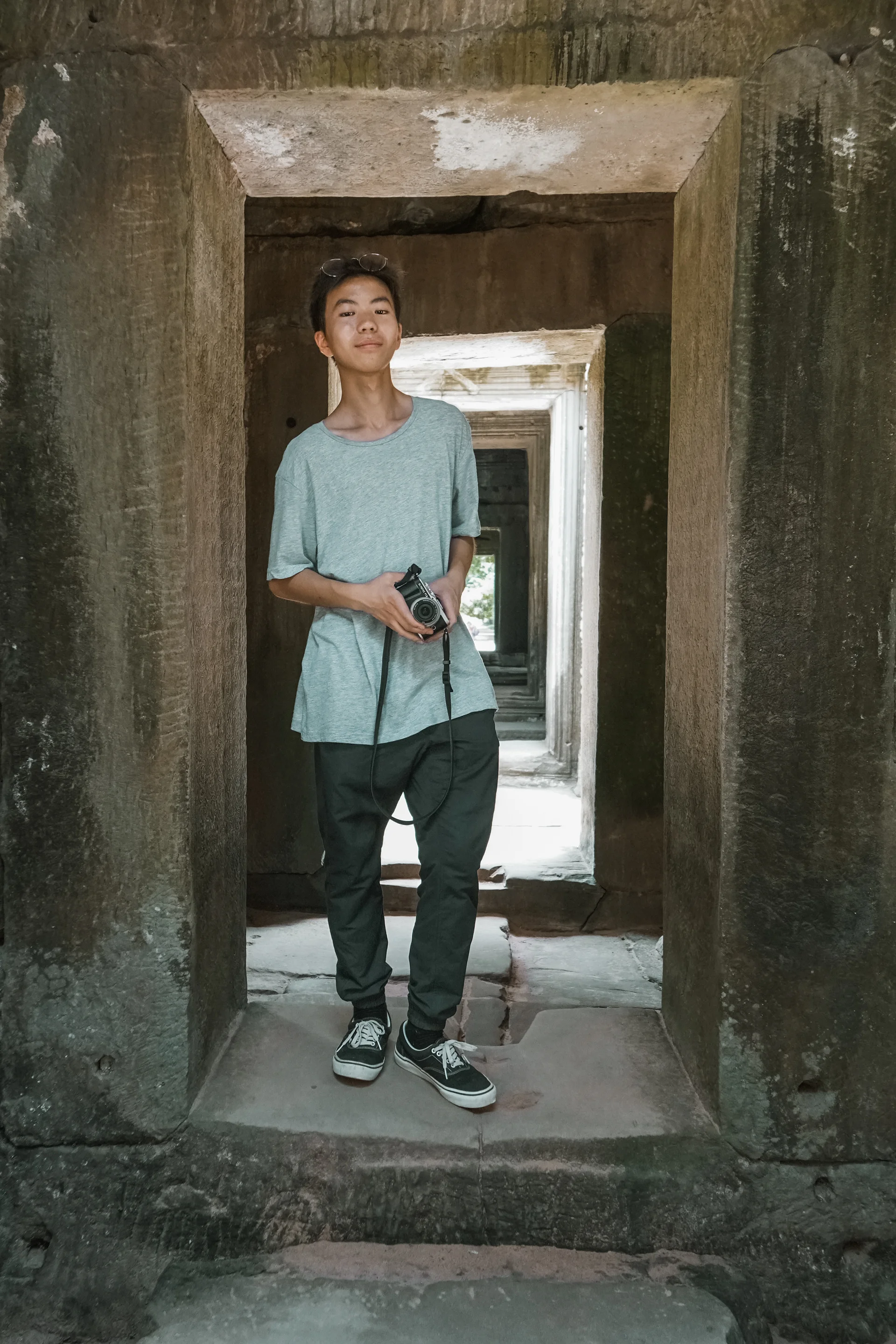 TASSEL volunteer, Yuuki, on his visit to Cambodia in the summer of 2018.