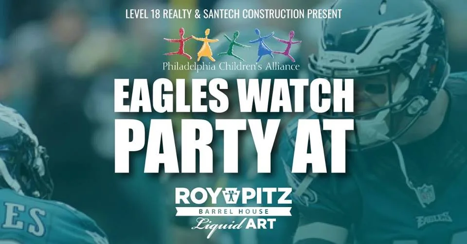 eagles watch party roy pitz barrel house