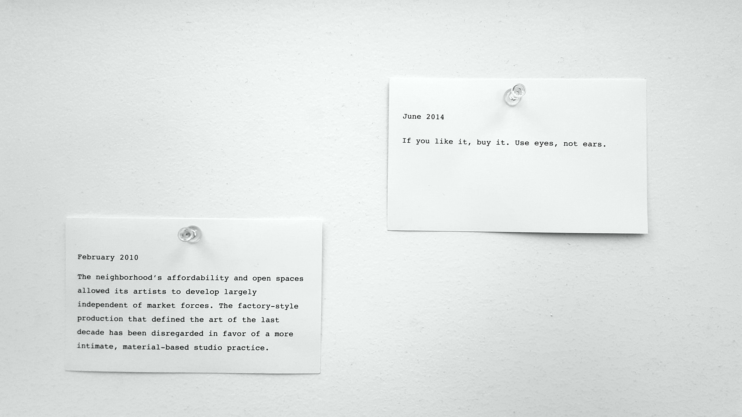 "Bushwick Chronicle – Observations, 2010–2016" © James Panero 2016