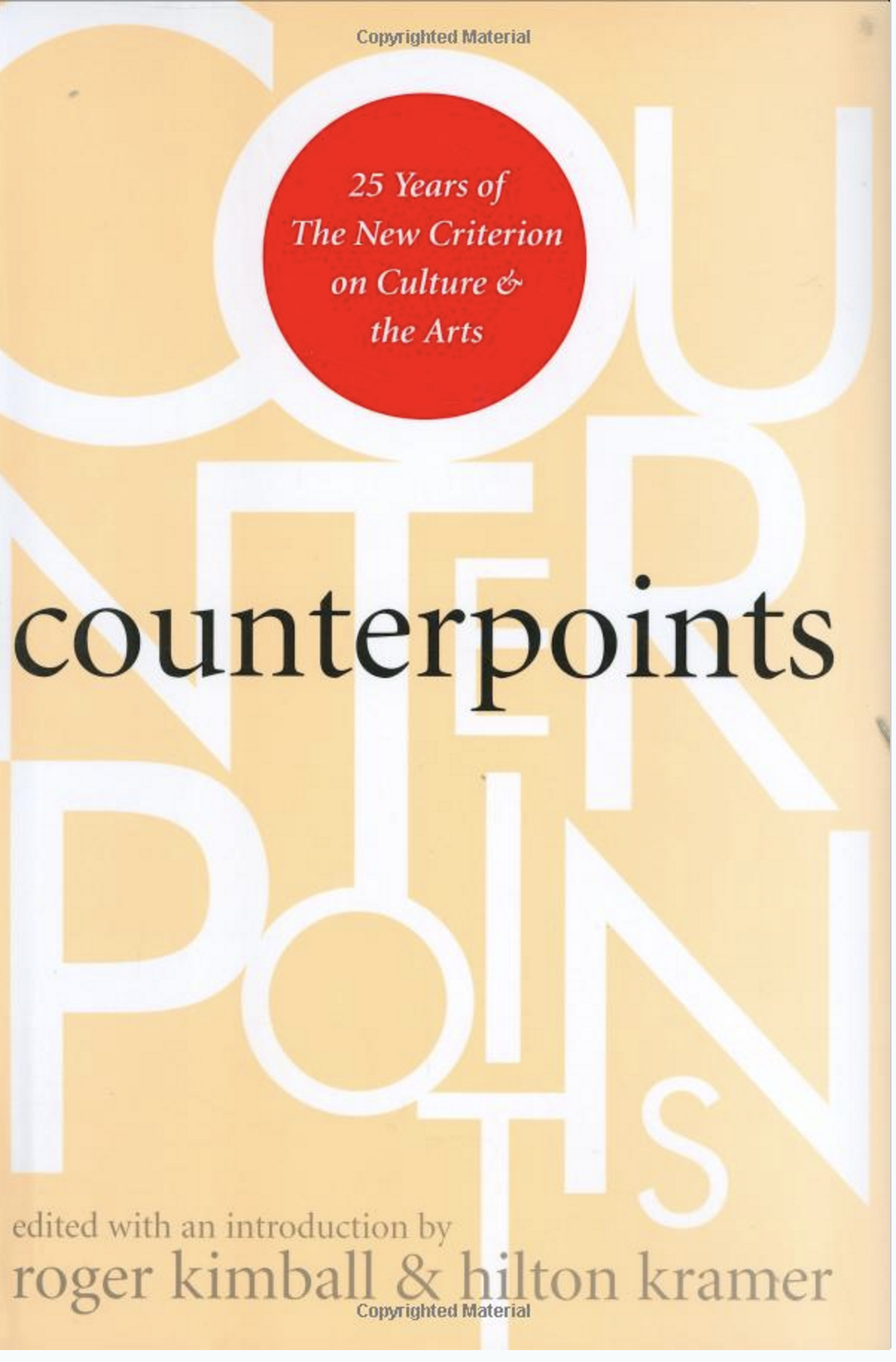 COUNTERPOINTS Chapters on Milton Avery & Randall Jarrell