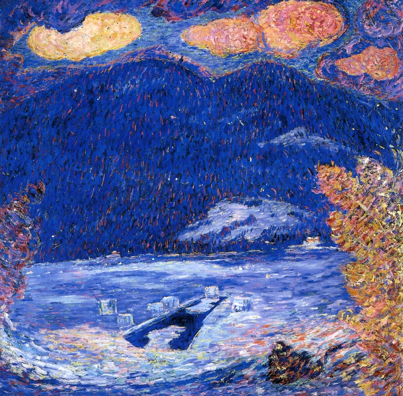 “The Ice Hole, Maine” (1908-09).