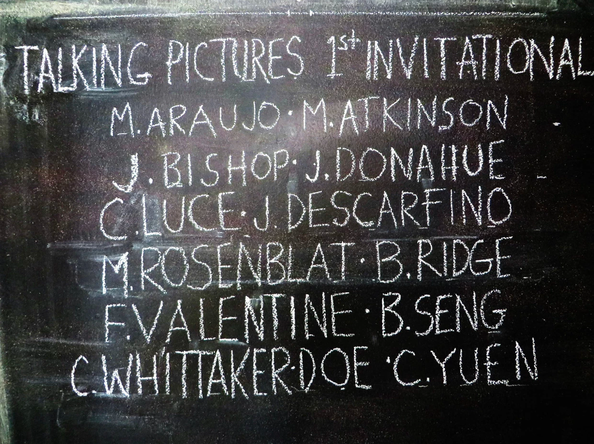 The line-up of the “Talking Pictures 1st Invitational”