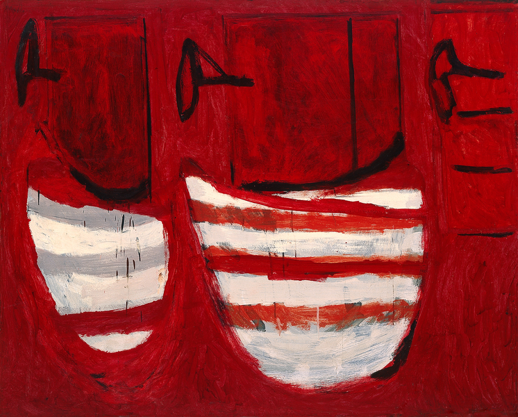 Robert Motherwell , The Hotel Corridor, 1950 , Oil on masonite , Paul Kasmin Gallery