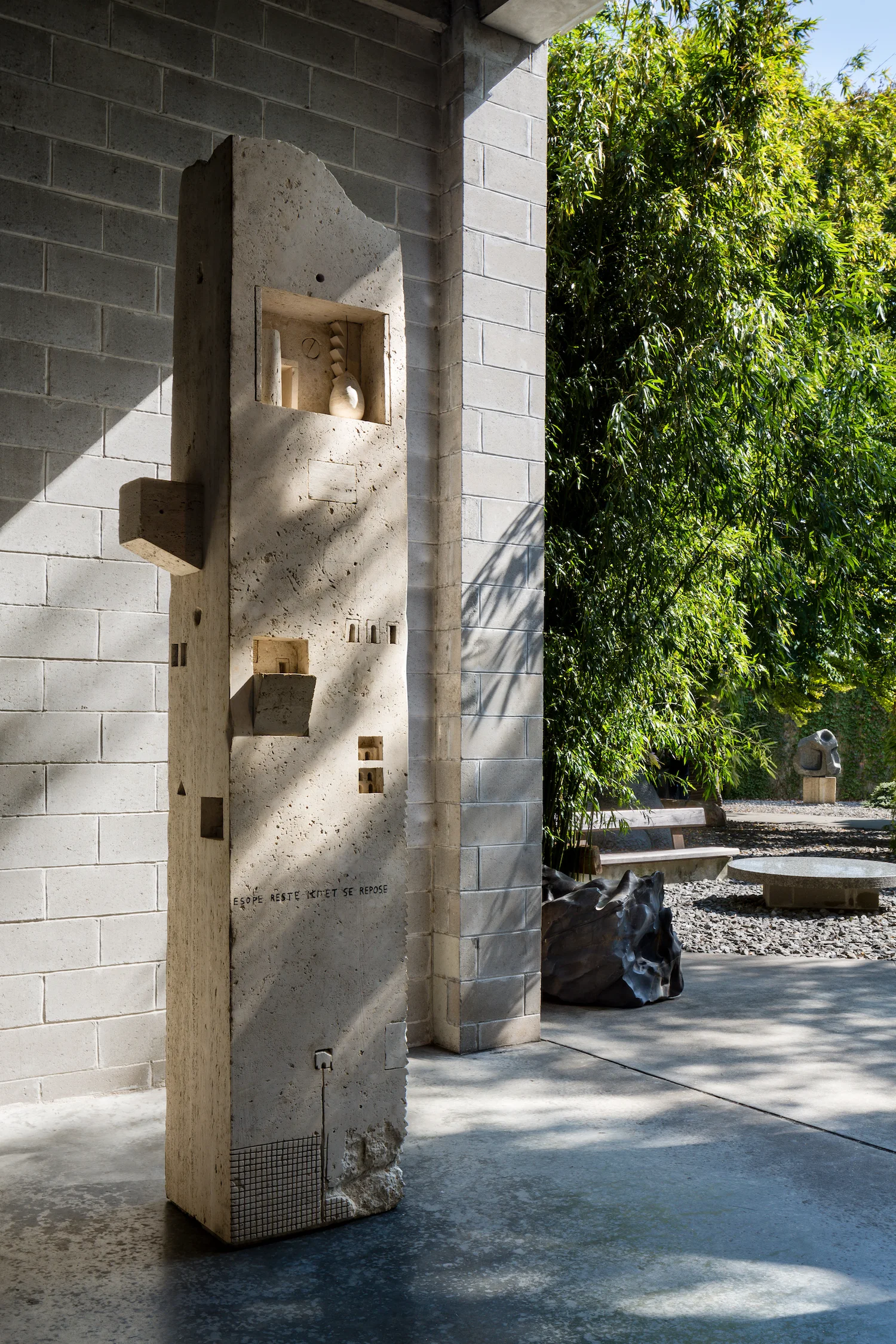 Installation view, “The Sculpture of Gonzalo Fonseca.” Photo: Nicholas Knight / The Isamu Noguchi Foundation and Garden Museum.