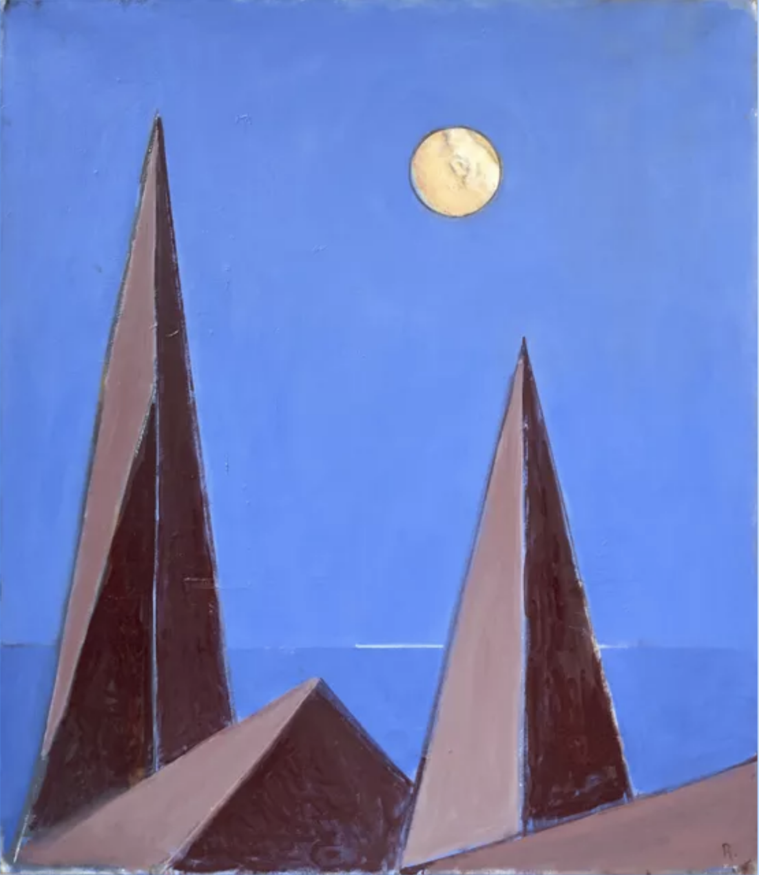 Paul Resika , Blue Night, 2017 , Oil on canvas , Bookstein Projects.