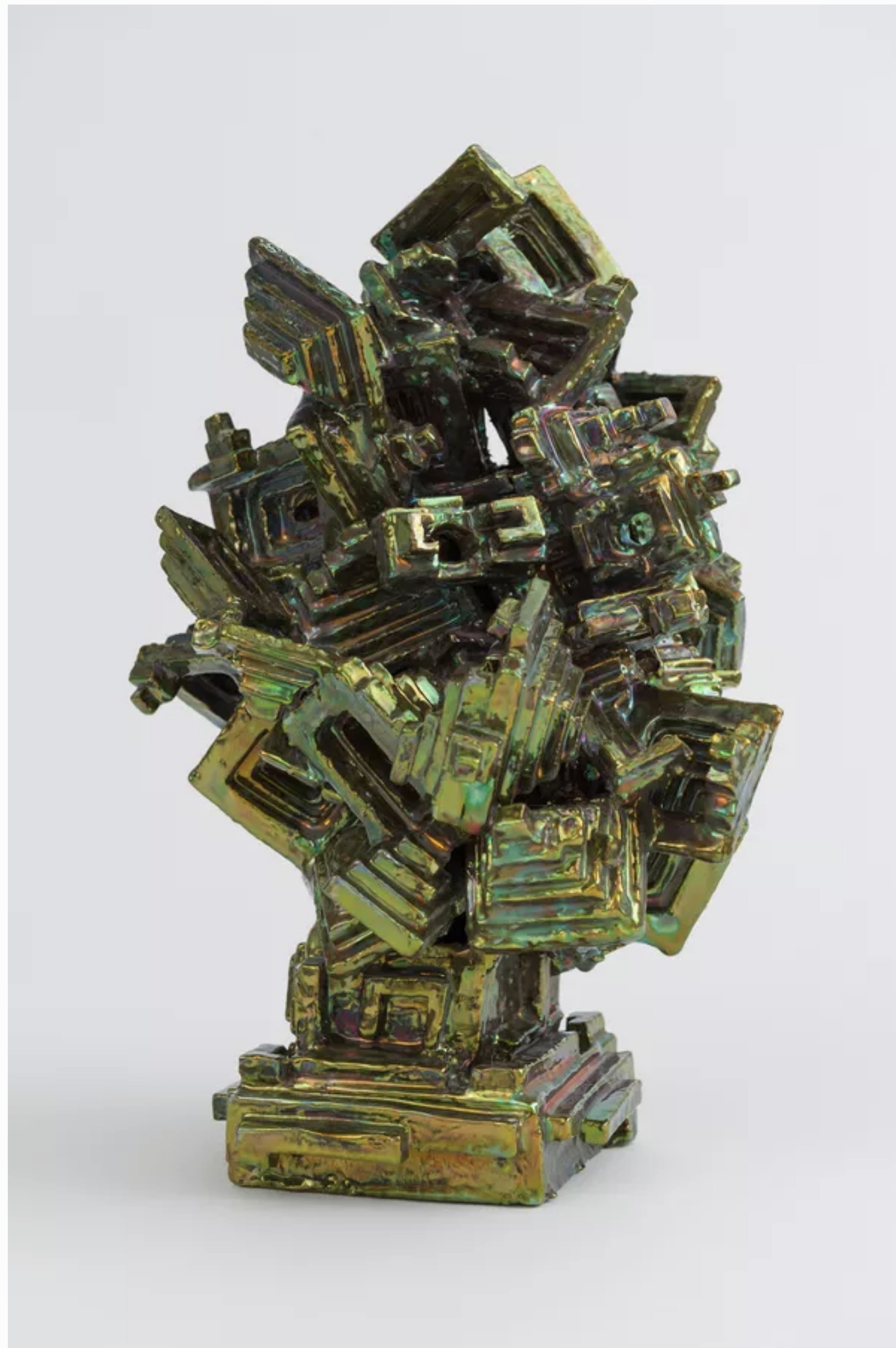 Julia Kunin , Green Bismuth Head, 2013 , Ceramic , Honey Ramka.