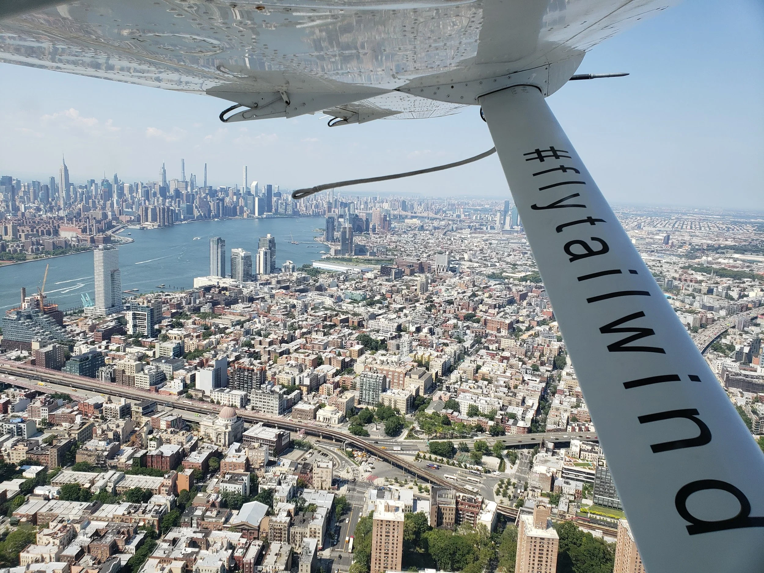 A seaplane out of Manhattan