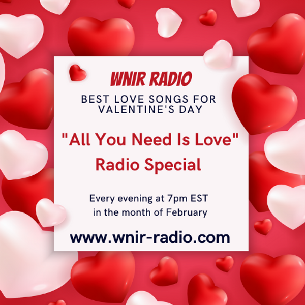 "Come Away With Me" featured in  WNIR's "All You Need is Love" Radio Special