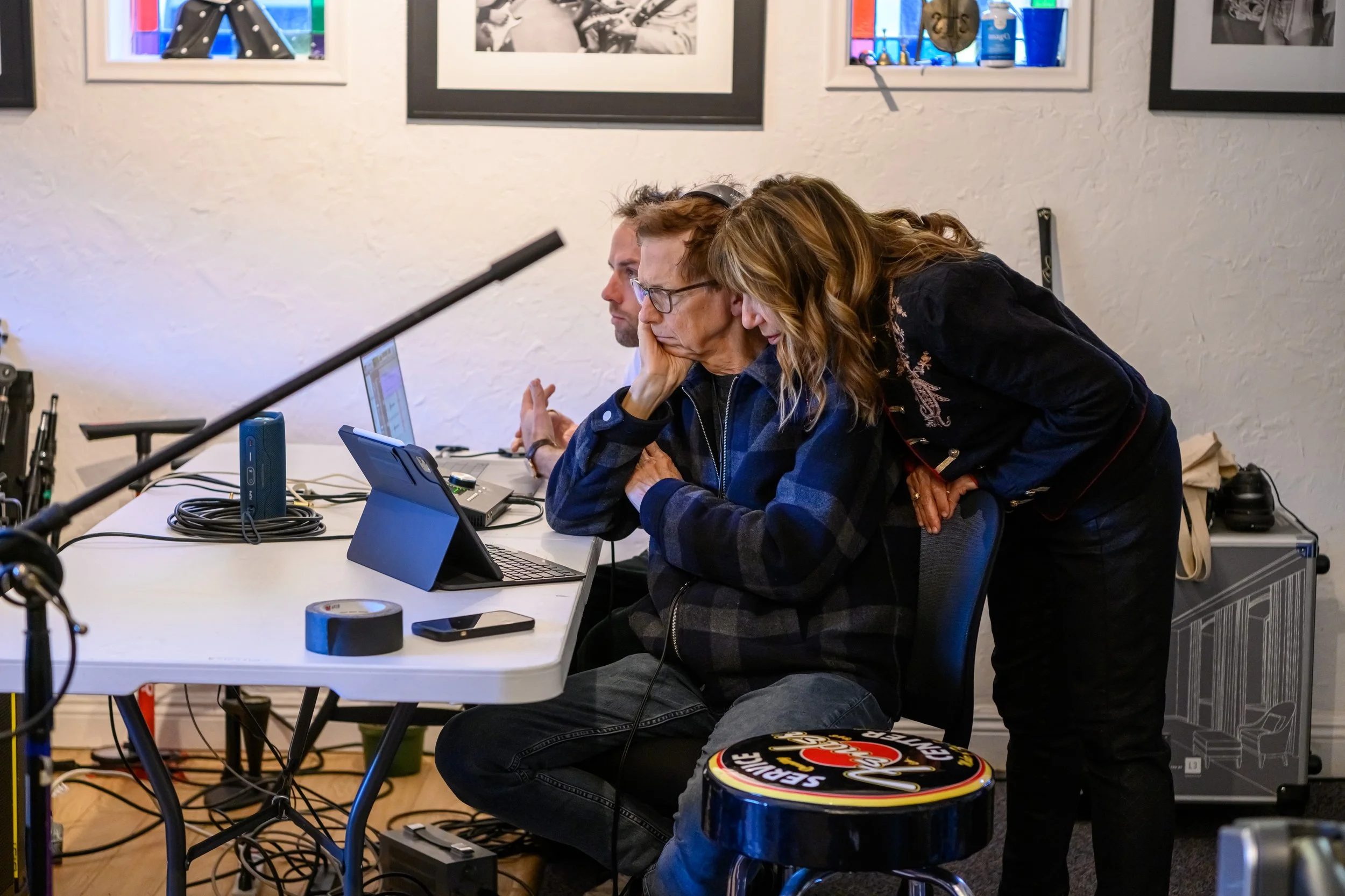 Photos from the Recording Studio