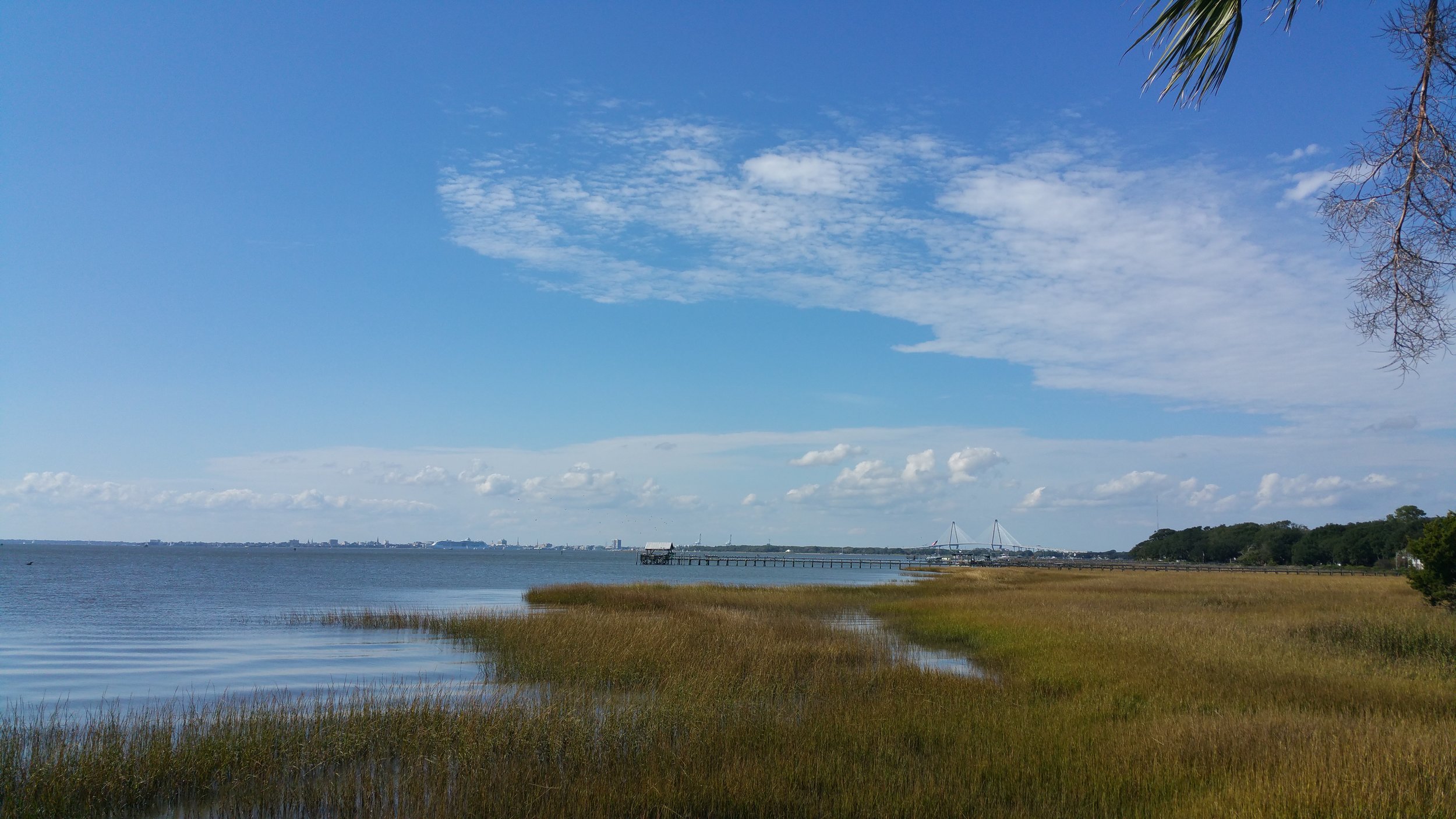 Shem Creek enters Charleston Harbor