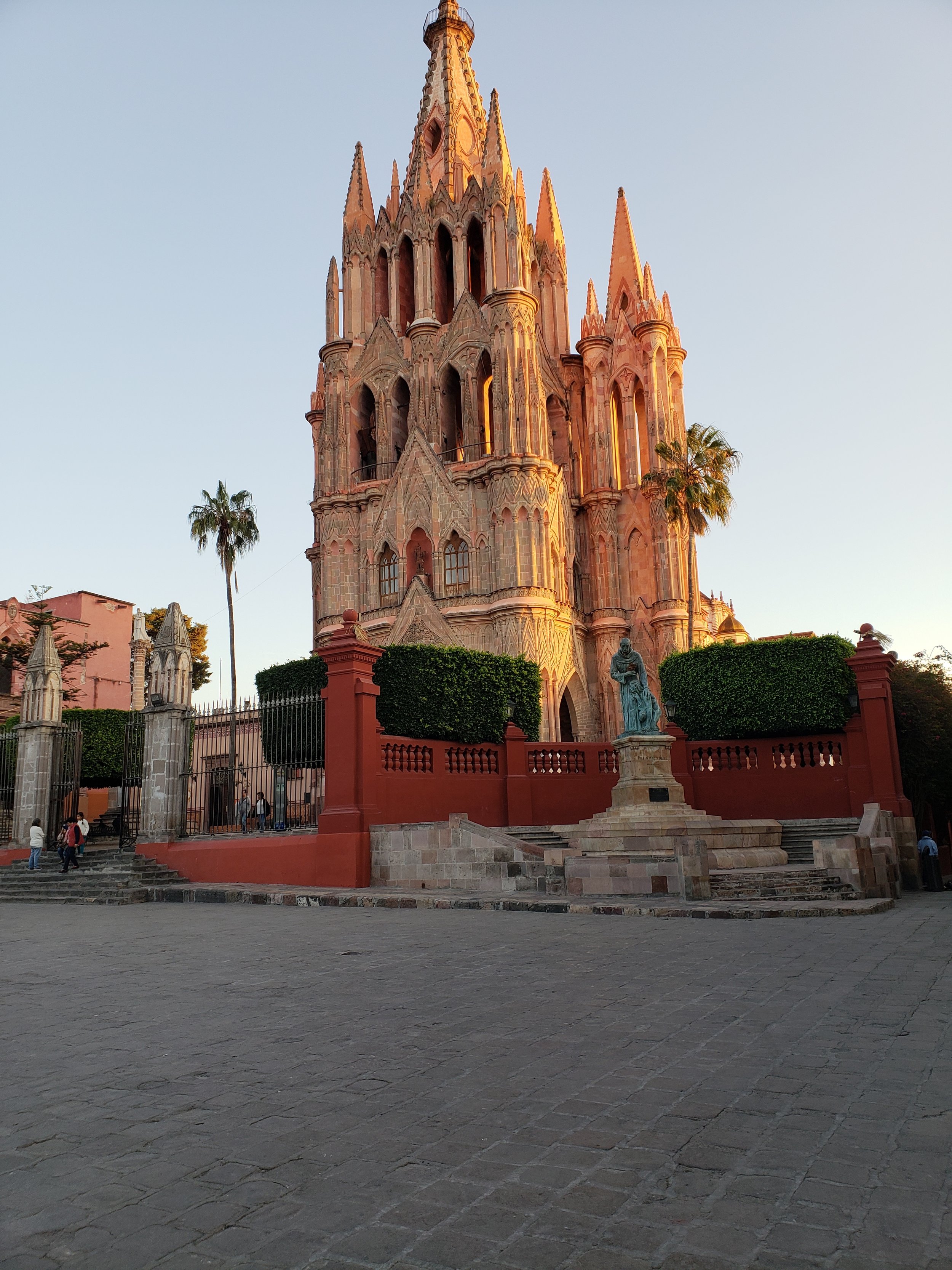 Church in main square of San Miguel de Allende