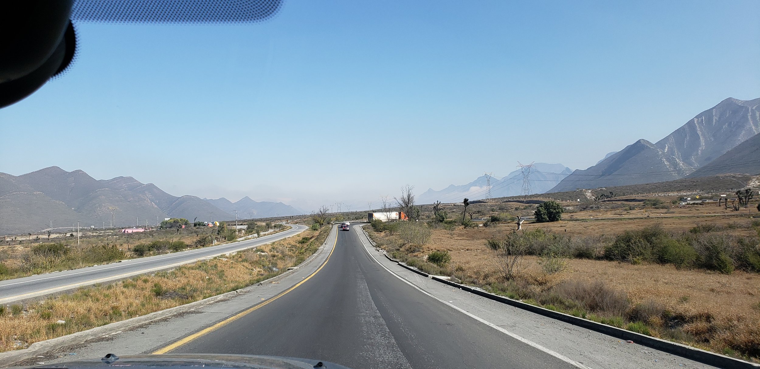 Driving south from Laredo