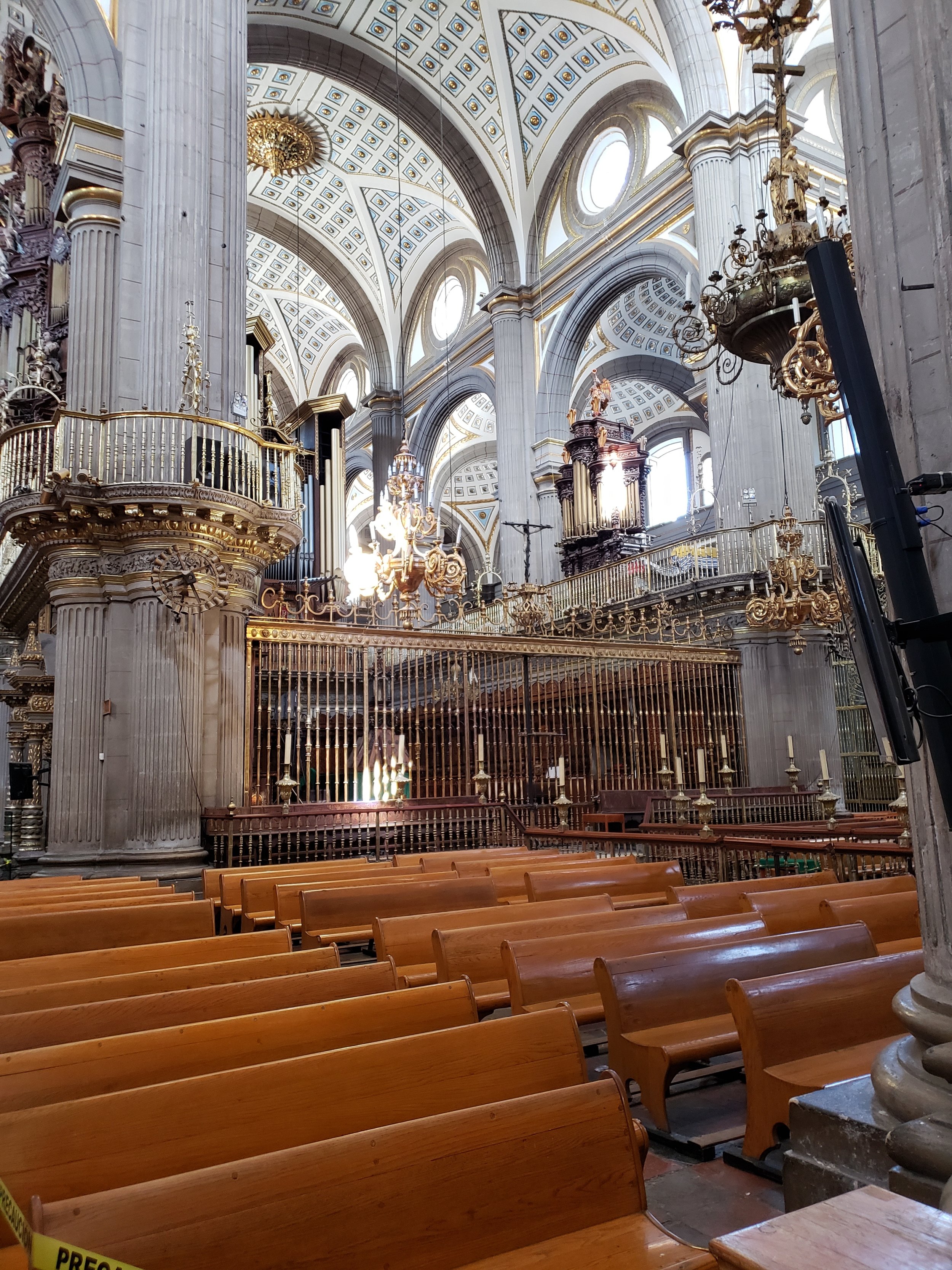 Inside cathedral