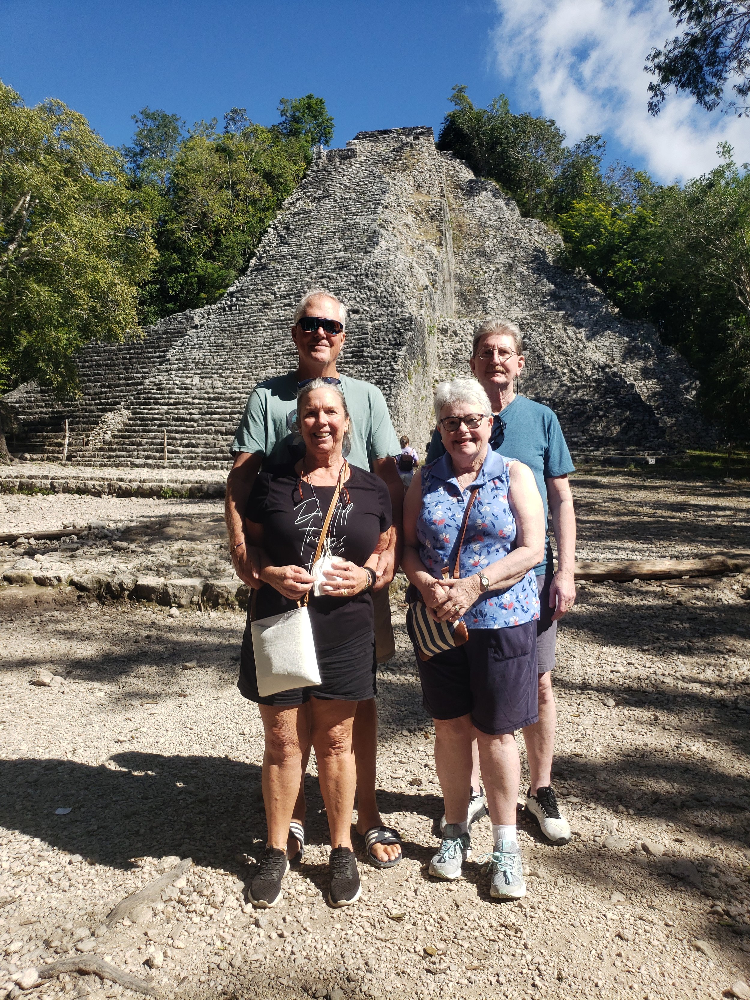 Mike, Rich, Lydia and Sally in Coba
