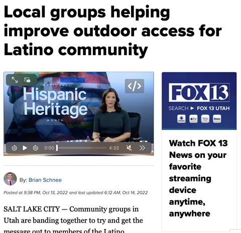 Local groups helping improve outdoor access for Latino community