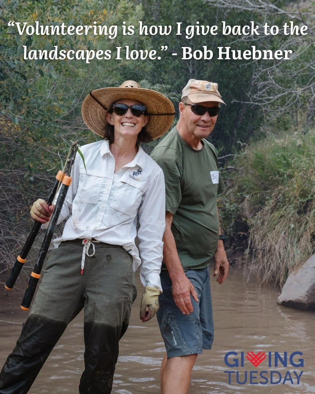 &ldquo;Volunteering is how I give back to the landscapes I love.&rdquo; &mdash; Bob Huebner
&nbsp; This #GivingTuesday, your gift to Sageland Collaborative goes twice as far. Thanks to a $7,000 Challenge Grant from volunteer and donor Bob Huebner, ev