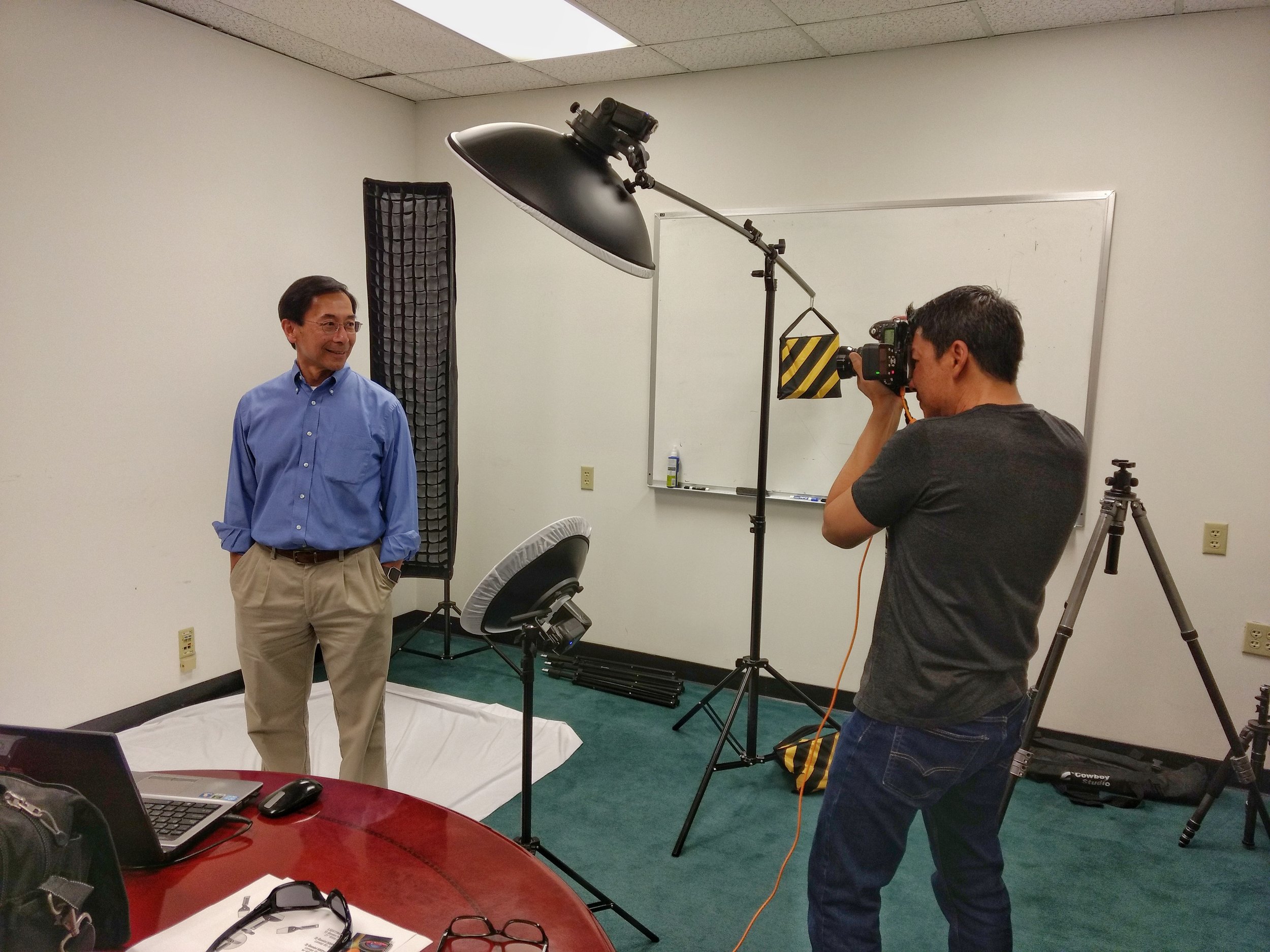 Behind the Scenes | AllCells Executive Headshot Session
