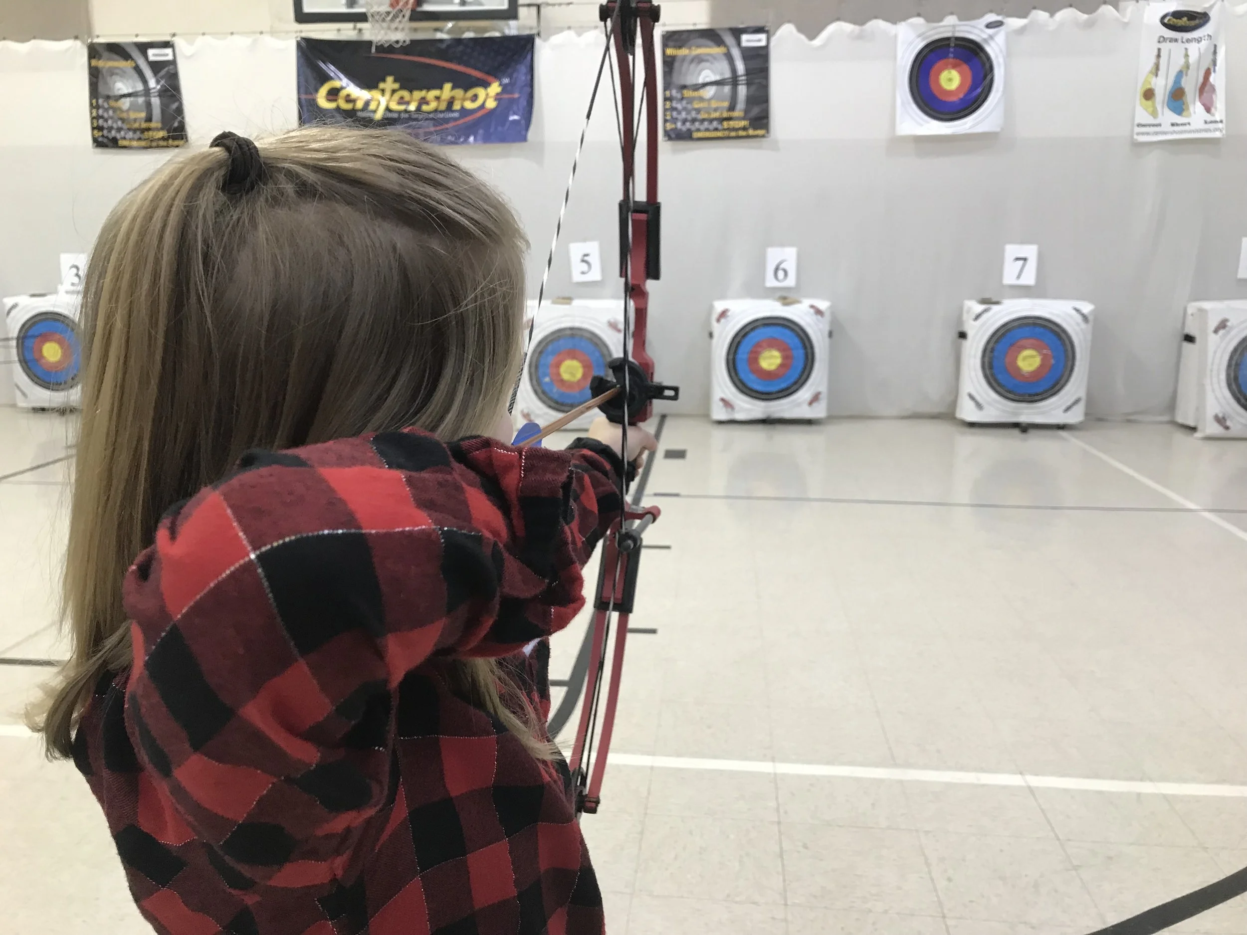 Kinsi Belles taking aim!