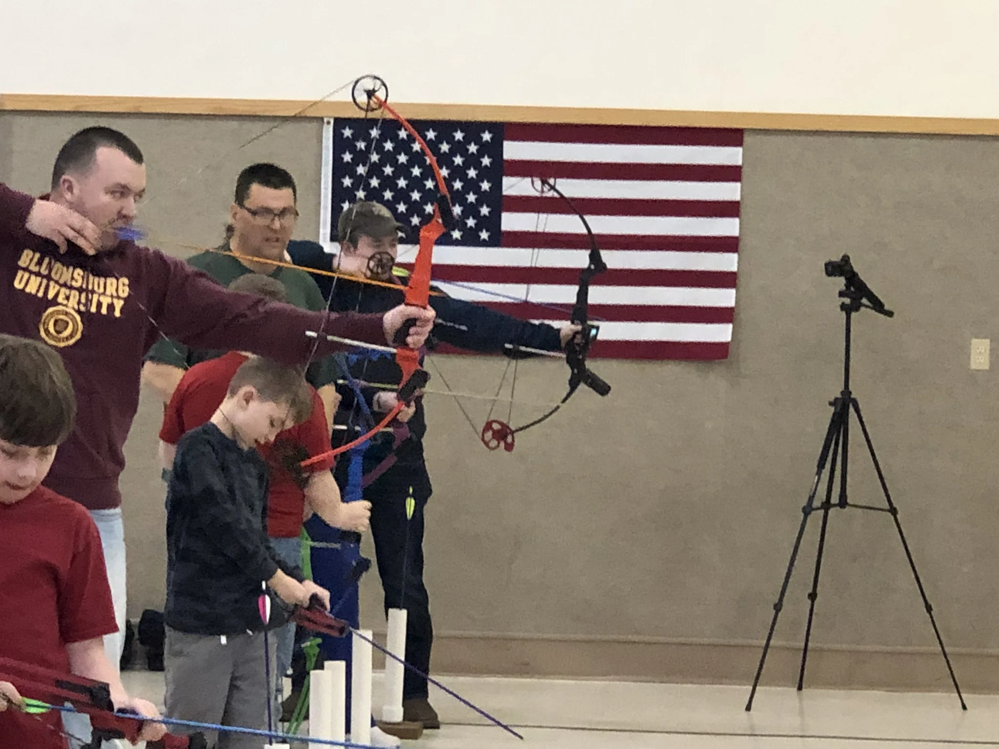 Kids and adults shooting side by side!