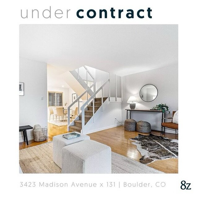 After several days of multiple offers and negotiations, this gorgeous condo is under contract and my buyers are thrilled! ✨