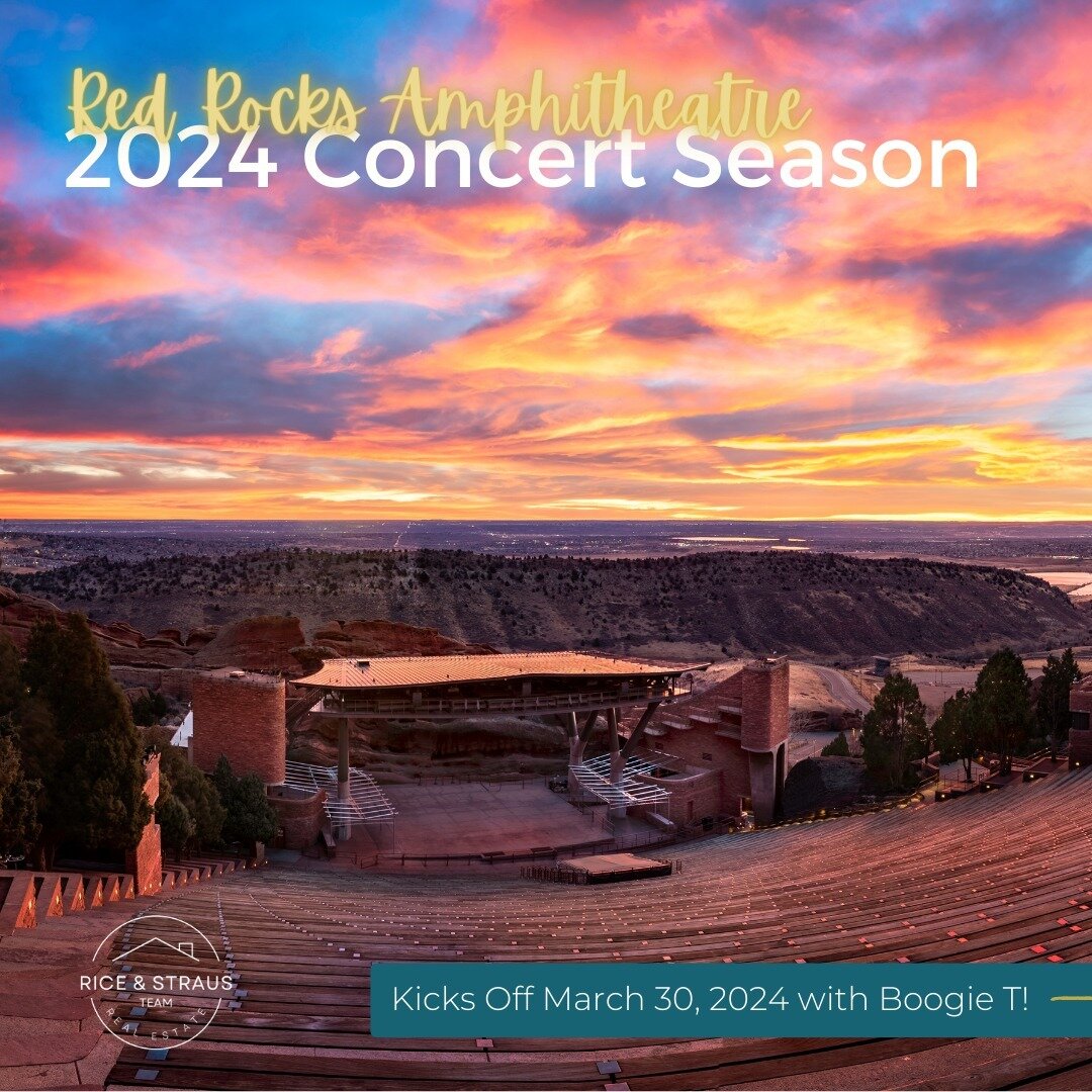 10 days until the concert season at @redrocksco kicks off! And the April lineup alone is enough to generate some major #FOMO.